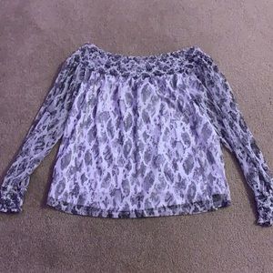 super cute print top